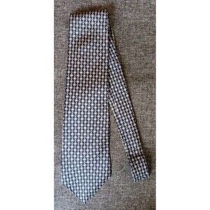 Dress Tie 70s 80s 90s Y2K New Vintage Stock Honors Blue Beige 4 Wide 59 Long